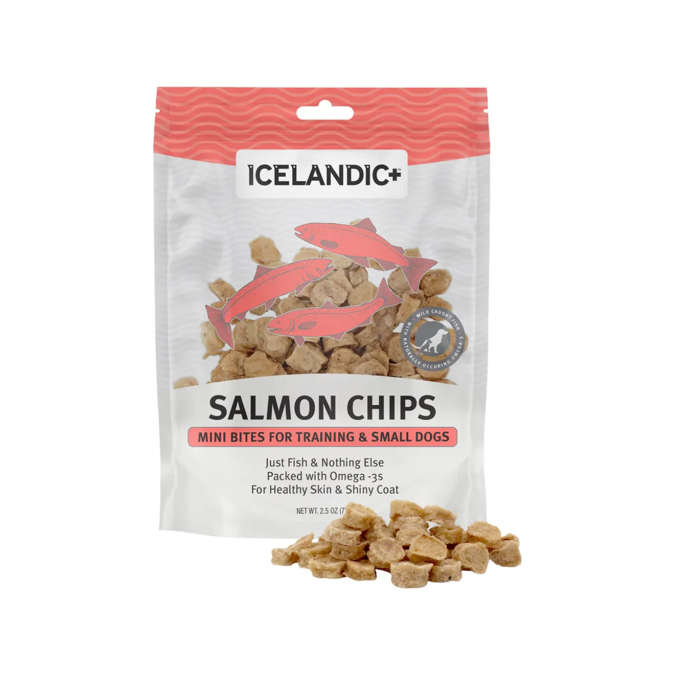 Icelandic+ Grain-Free Mini Fish Chips Treats for Dogs