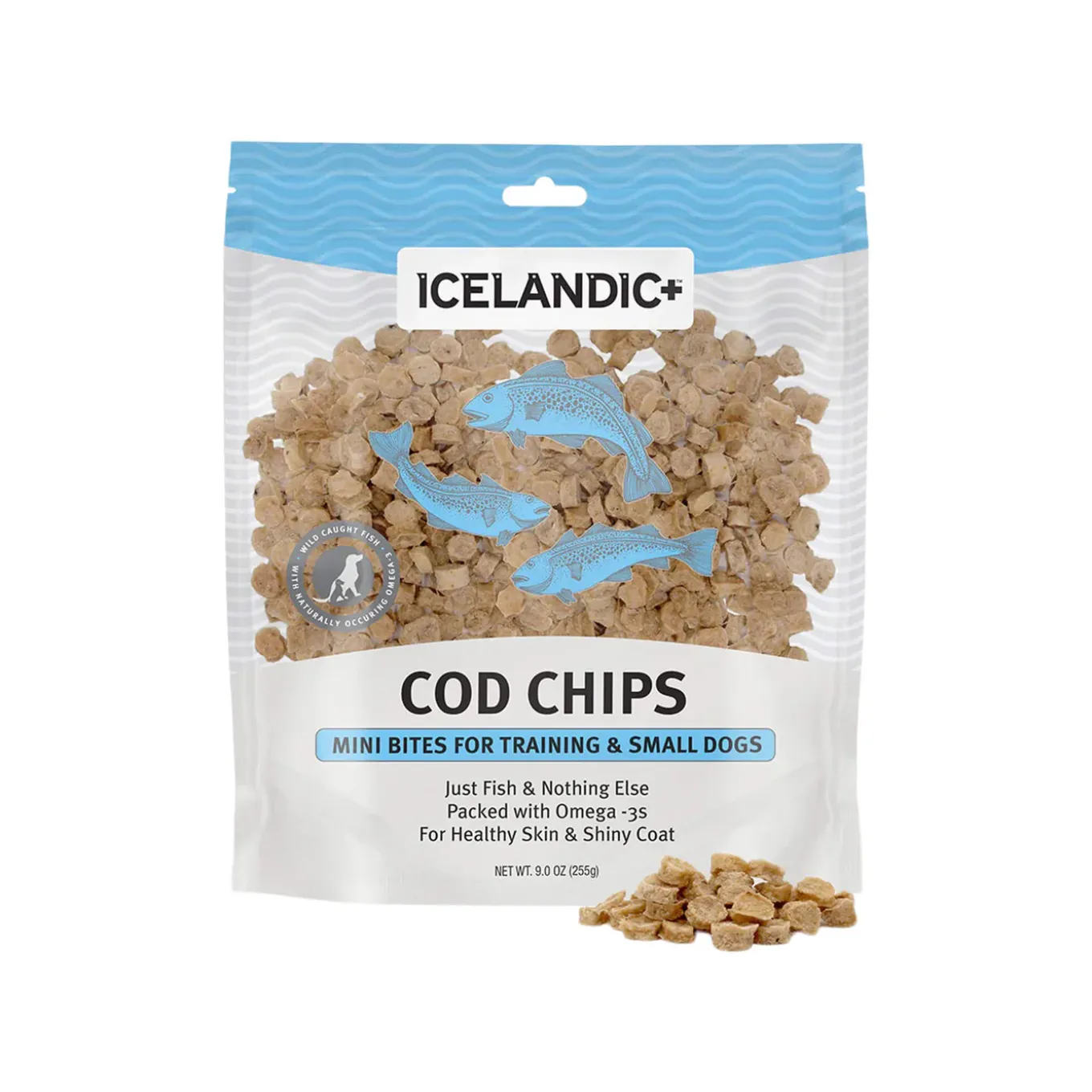 Icelandic+ Grain-Free Mini Fish Chips Treats for Dogs
