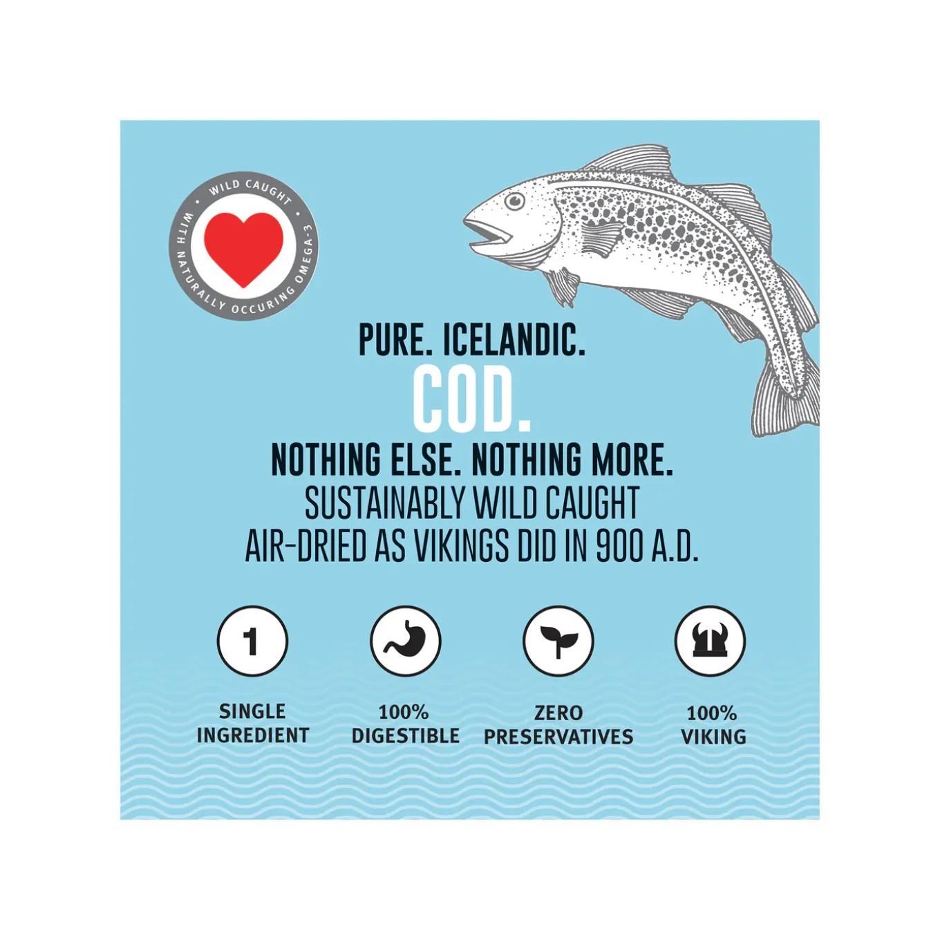 Icelandic+ Grain-Free Mini Fish Chips Treats for Dogs