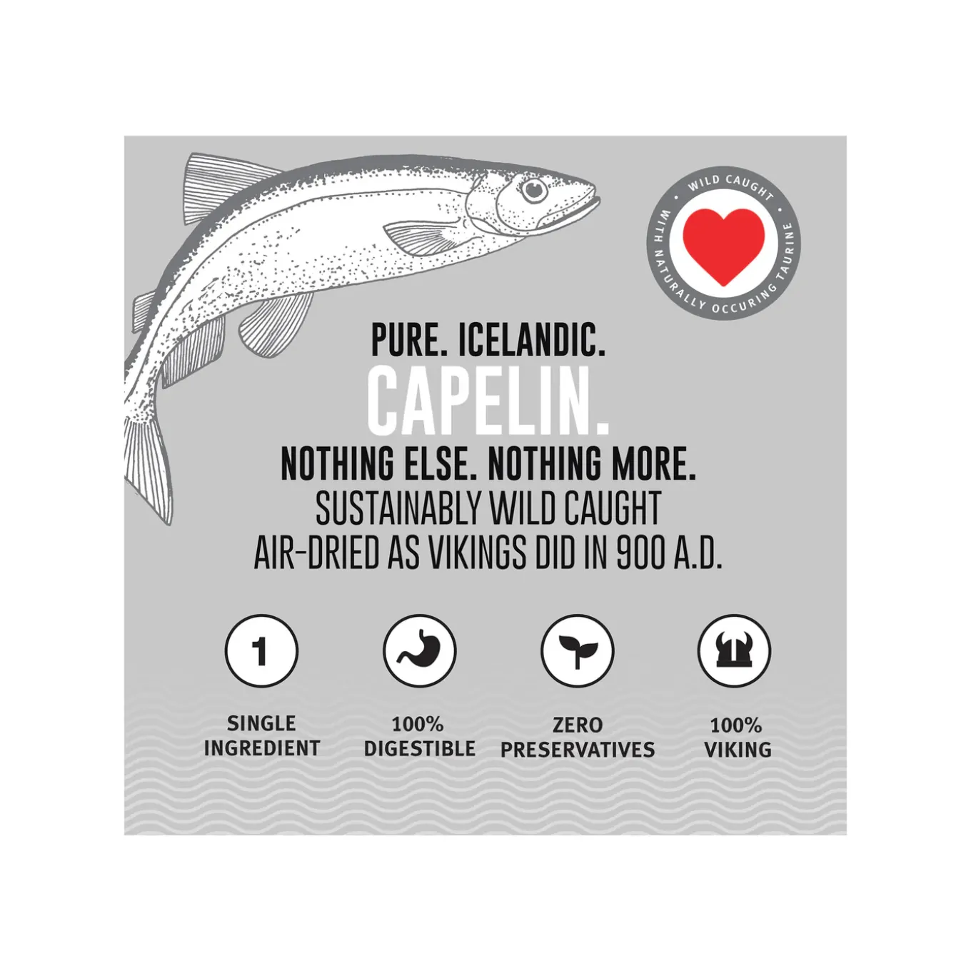 Icelandic+ Grain-Free Whole Fish Cat Treats