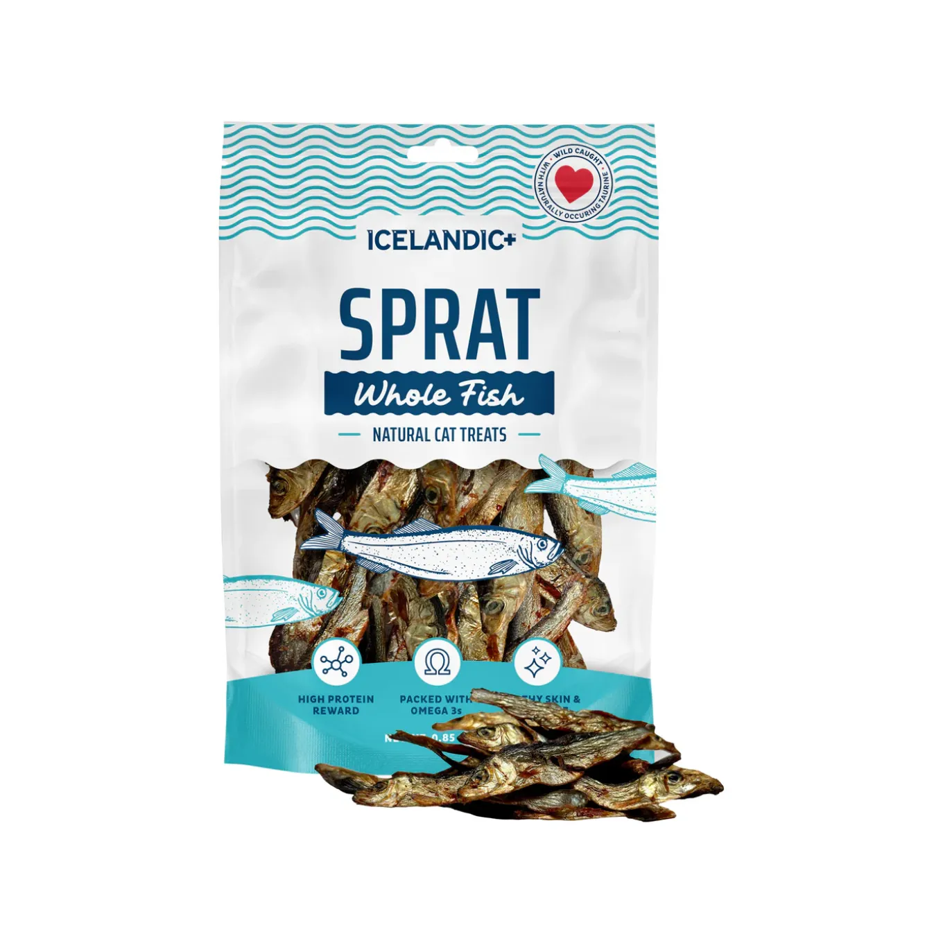 Icelandic+ Grain-Free Whole Fish Cat Treats