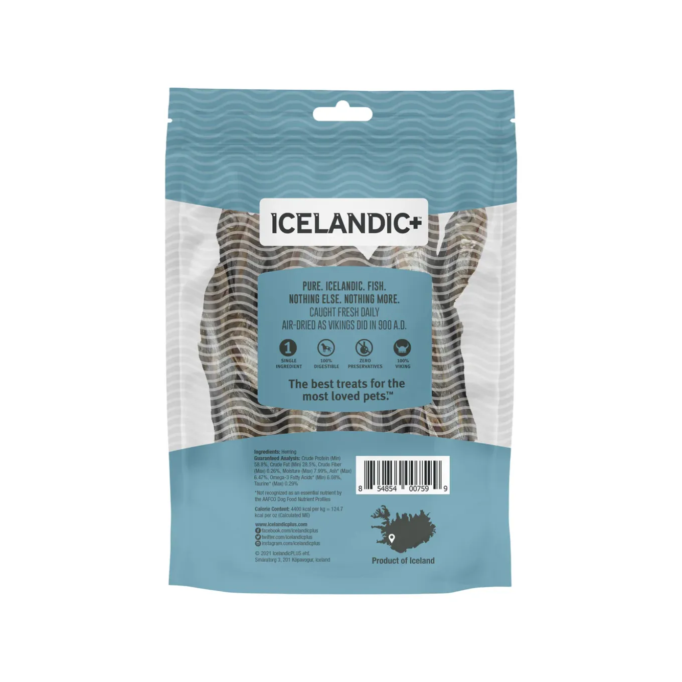 Icelandic+ Grain-Free Whole Fish Cat Treats