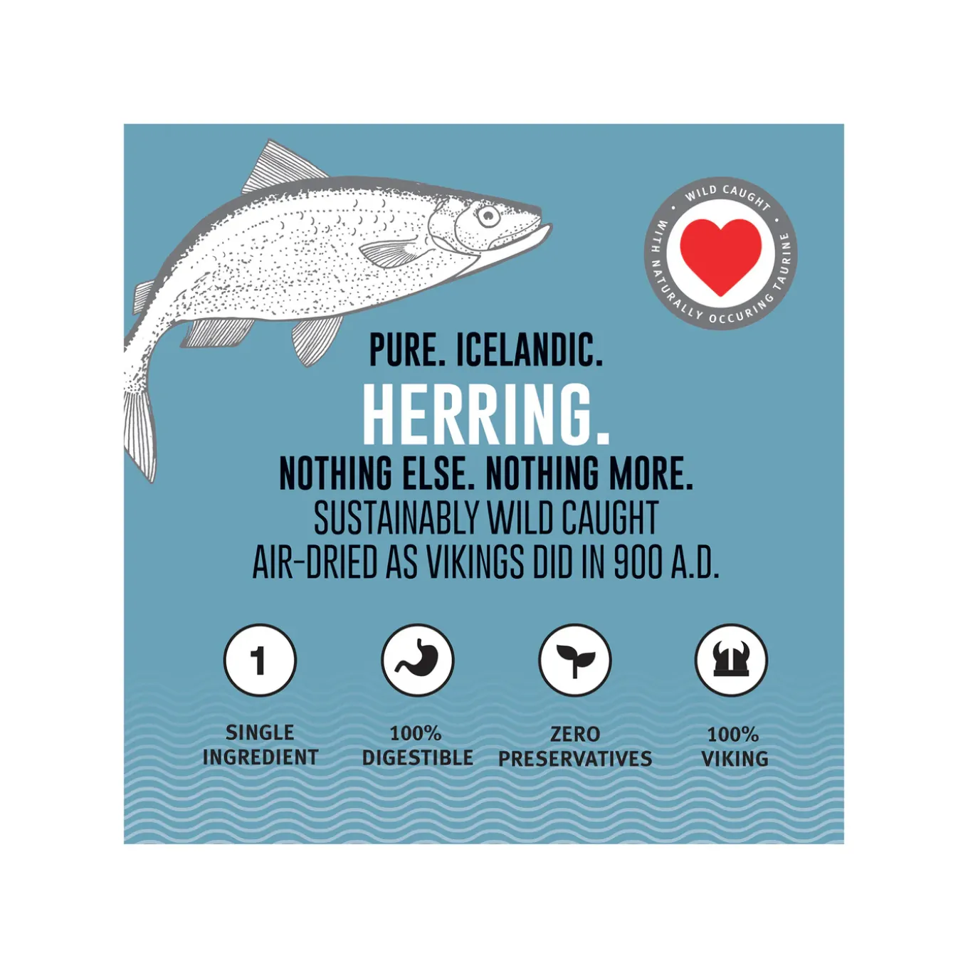 Icelandic+ Grain-Free Whole Fish Cat Treats
