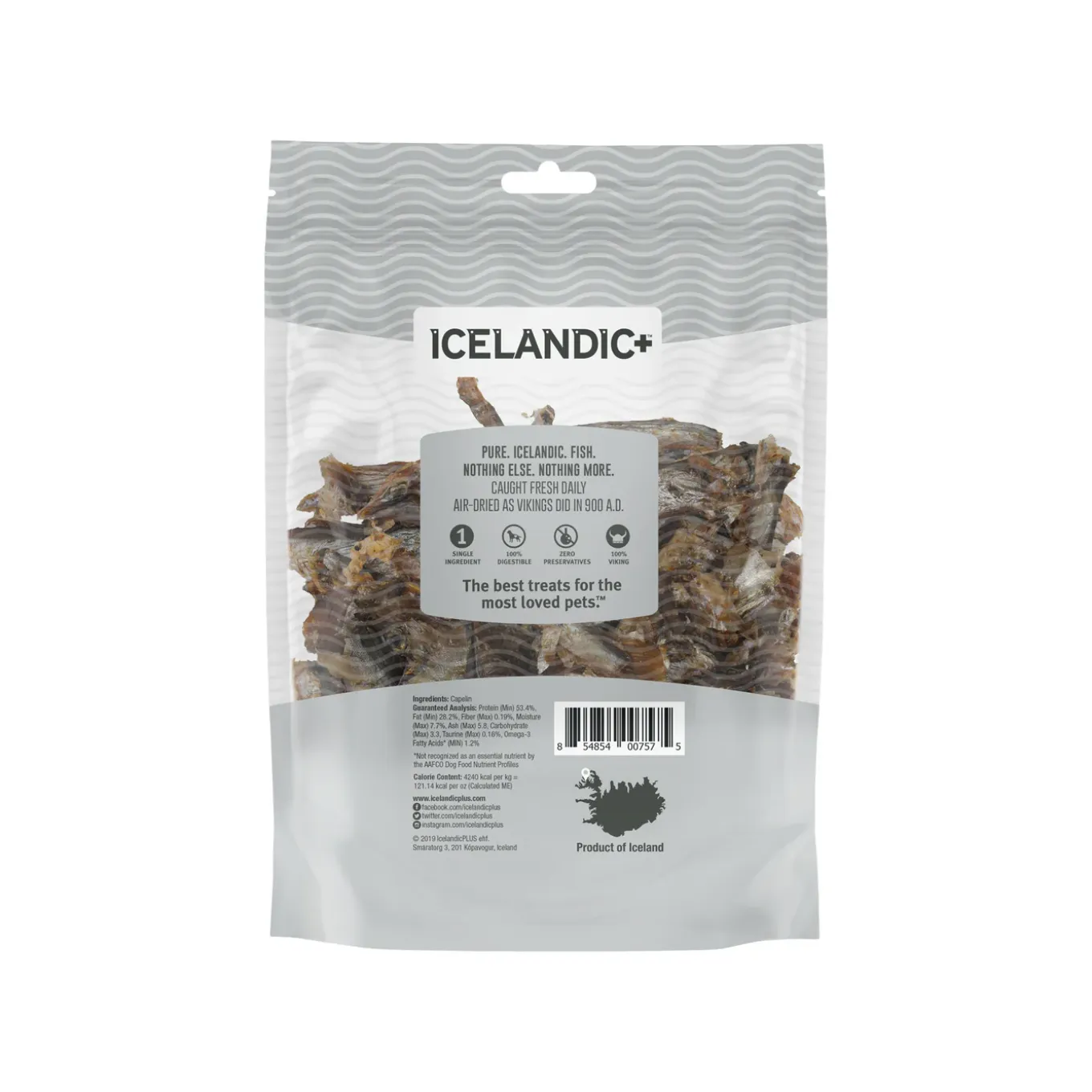 Icelandic+ Grain-Free Whole Fish Cat Treats