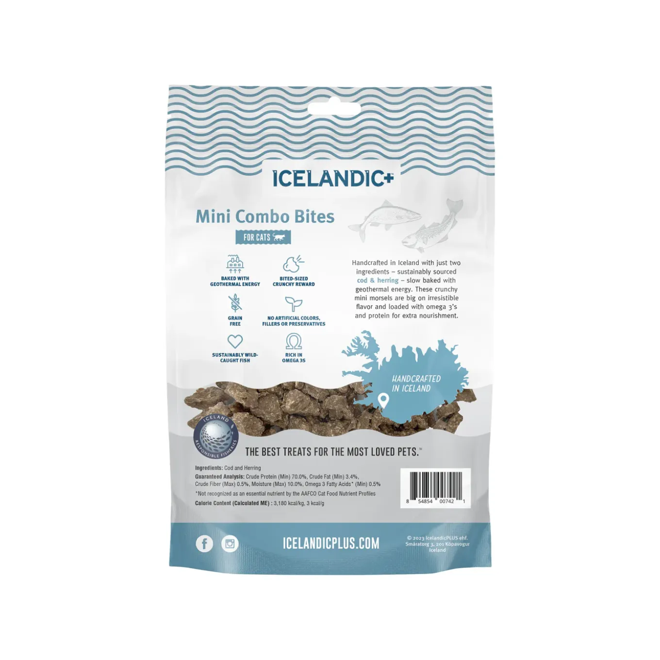 Icelandic+ Mini Combo Bites Fish Cat Treats