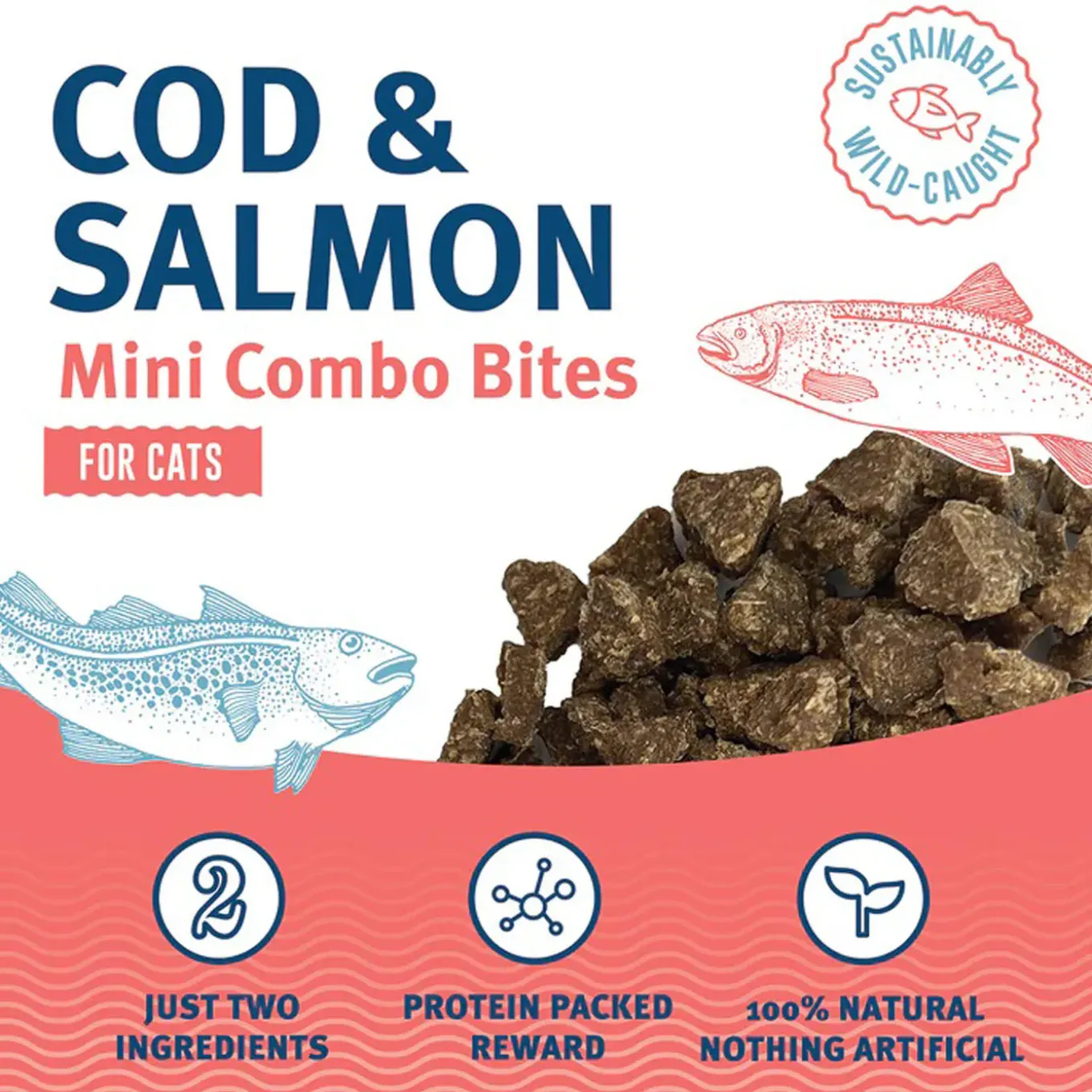 Icelandic+ Mini Combo Bites Fish Cat Treats