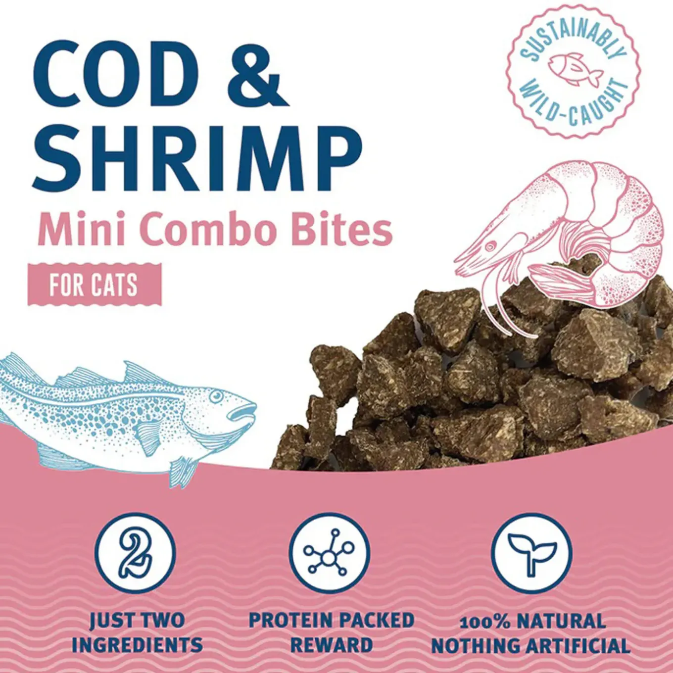 Icelandic+ Mini Combo Bites Fish Cat Treats