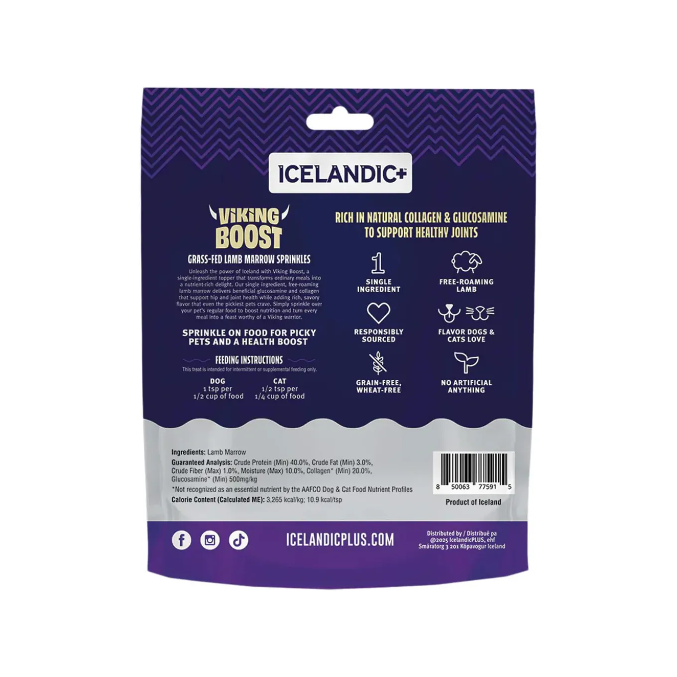 Icelandic+ Viking Boost Hip & Joint Food Topper for Dogs & Cats