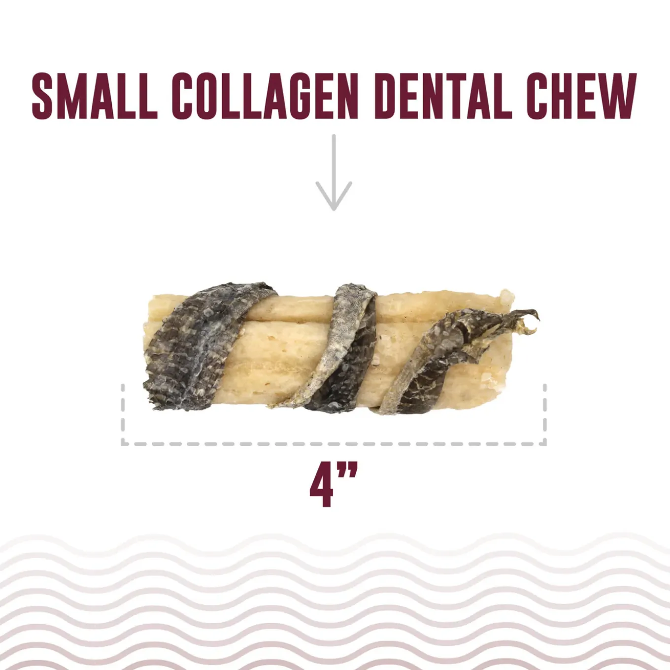 Icelandic+ Beef Collagen Dental Dog Chew with Wrapped Fish