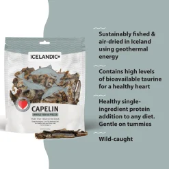 Icelandic+ Capelin Whole Fish & Pieces Dog Treats