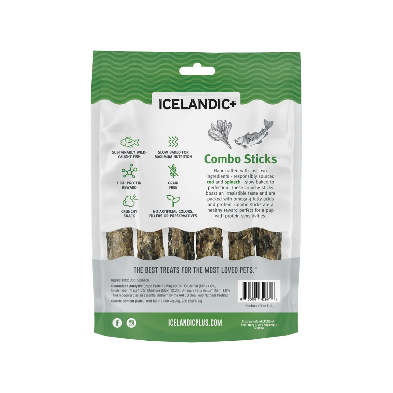 Icelandic+ Combo Sticks Fish Dog Treats