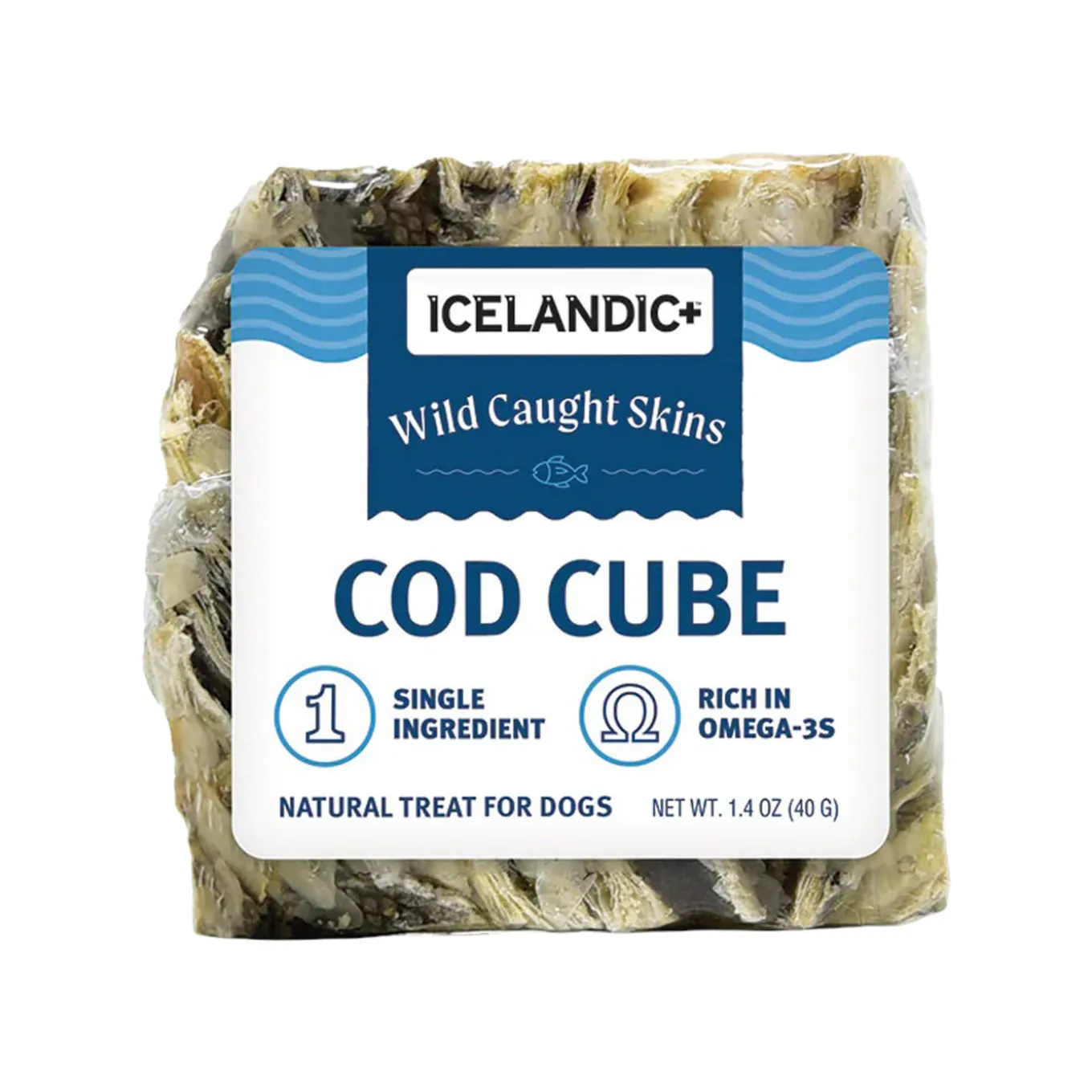 Icelandic+ Large Cod Skin Cube Dog Treats