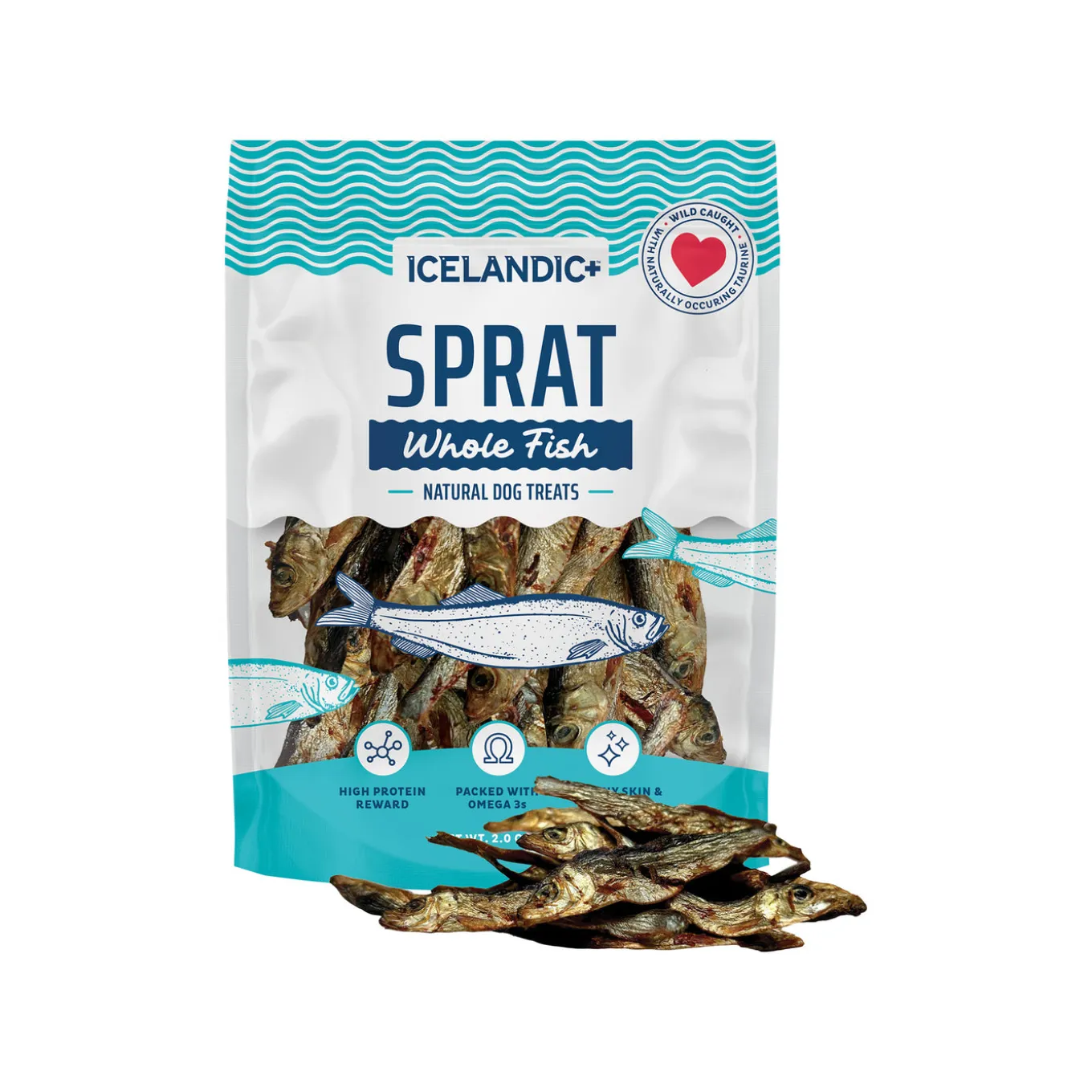 Icelandic+ Sprats Whole Fish Dog Treats