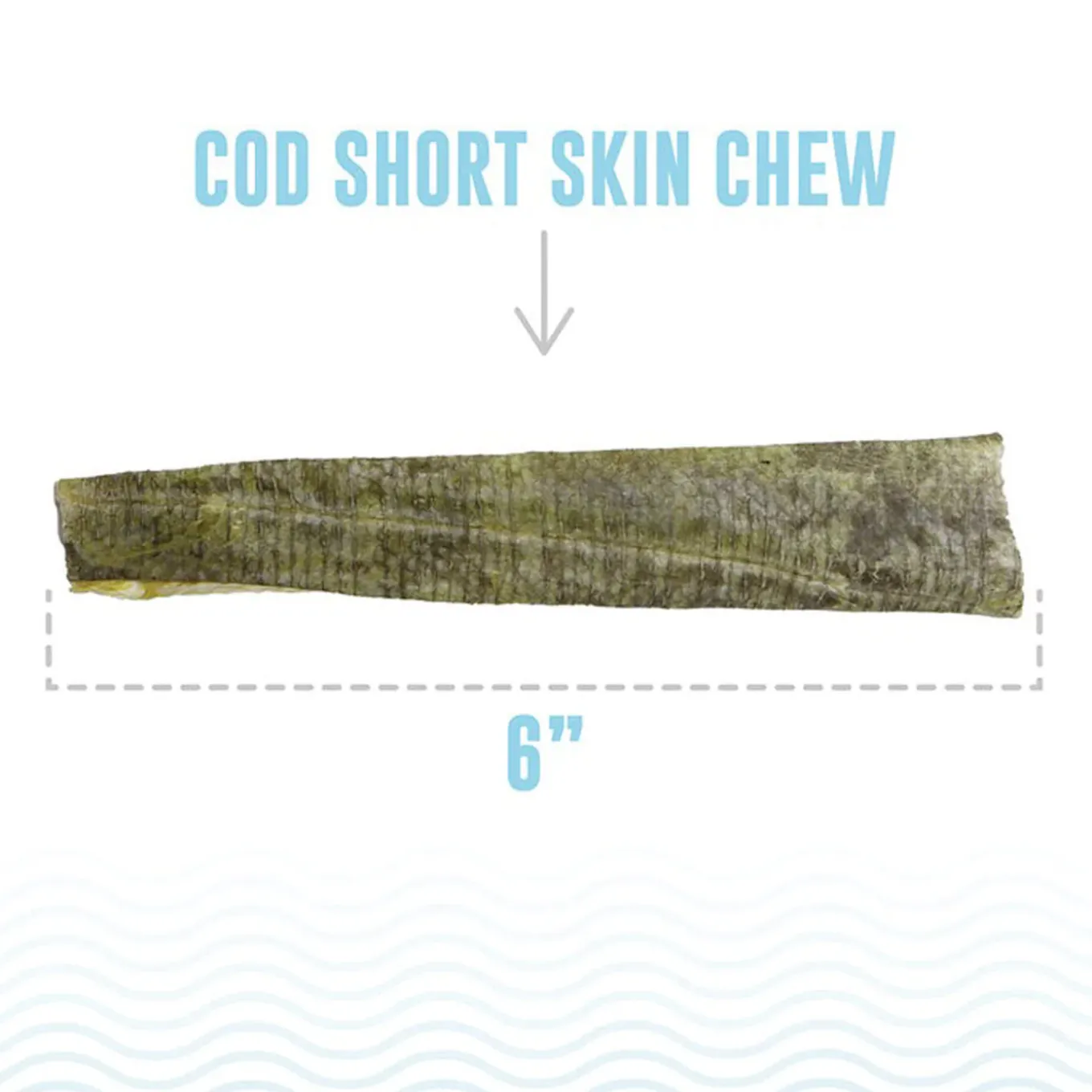 Icelandic+ Wild-Caught Cod Short Skins for Dogs