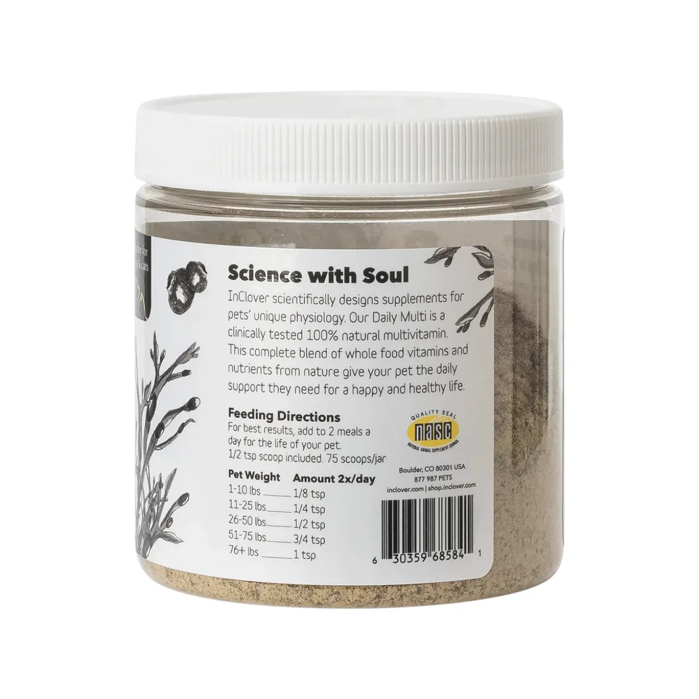 In Clover Daily Mulivitamin Powder for Dogs & Cats
