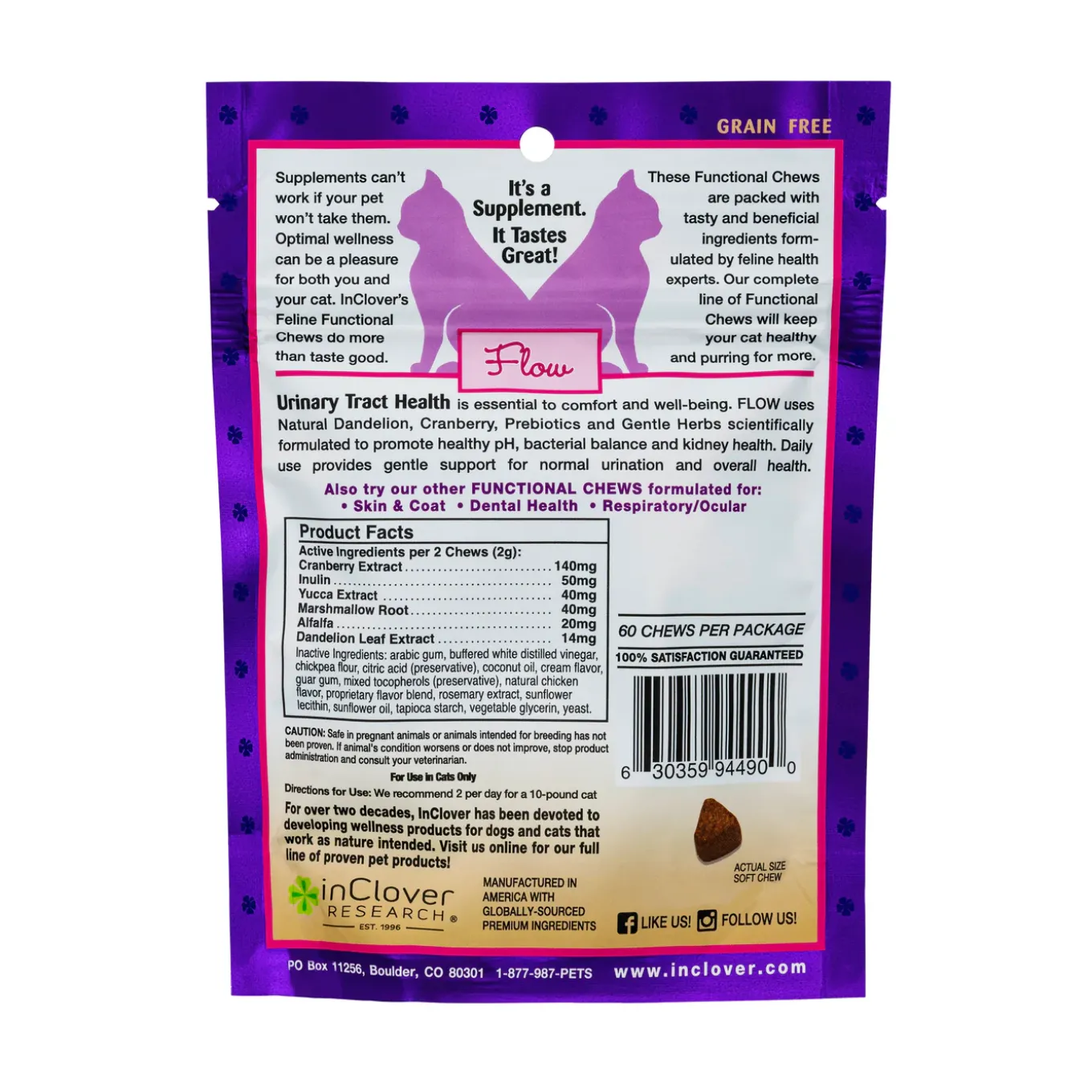 In Clover Flow Soft Chews for Cats