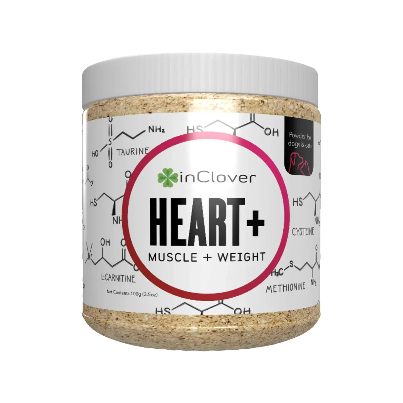 In Clover Heart Support Powder for Dogs & Cats