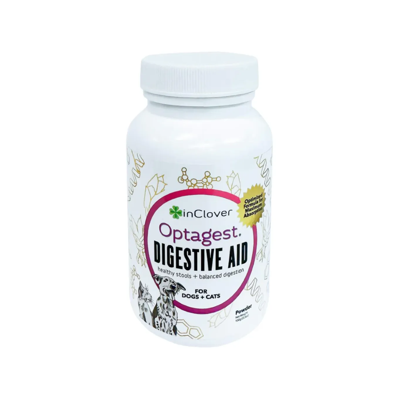 In Clover OptaGest Digestive Aid Dog & Cat Supplement