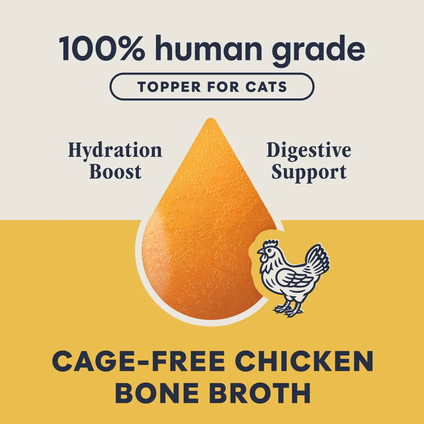 Instinct Human Grade Bone Broth Meal Topper for Cats