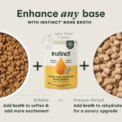 Instinct Human Grade Bone Broth Meal Topper for Dogs