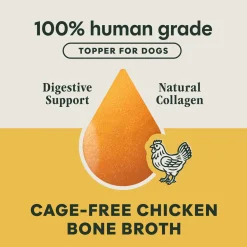 Instinct Human Grade Bone Broth Meal Topper for Dogs