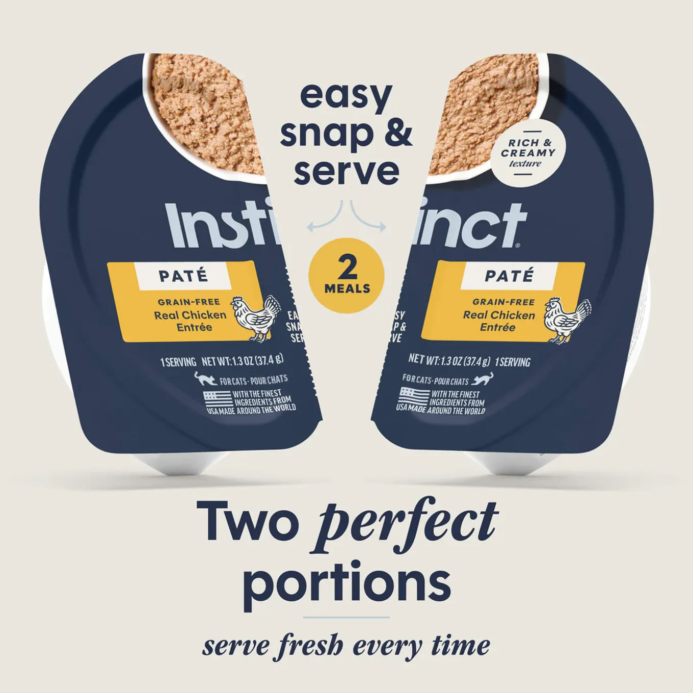 Instinct Split Cup Grain Free Wet Cat Food