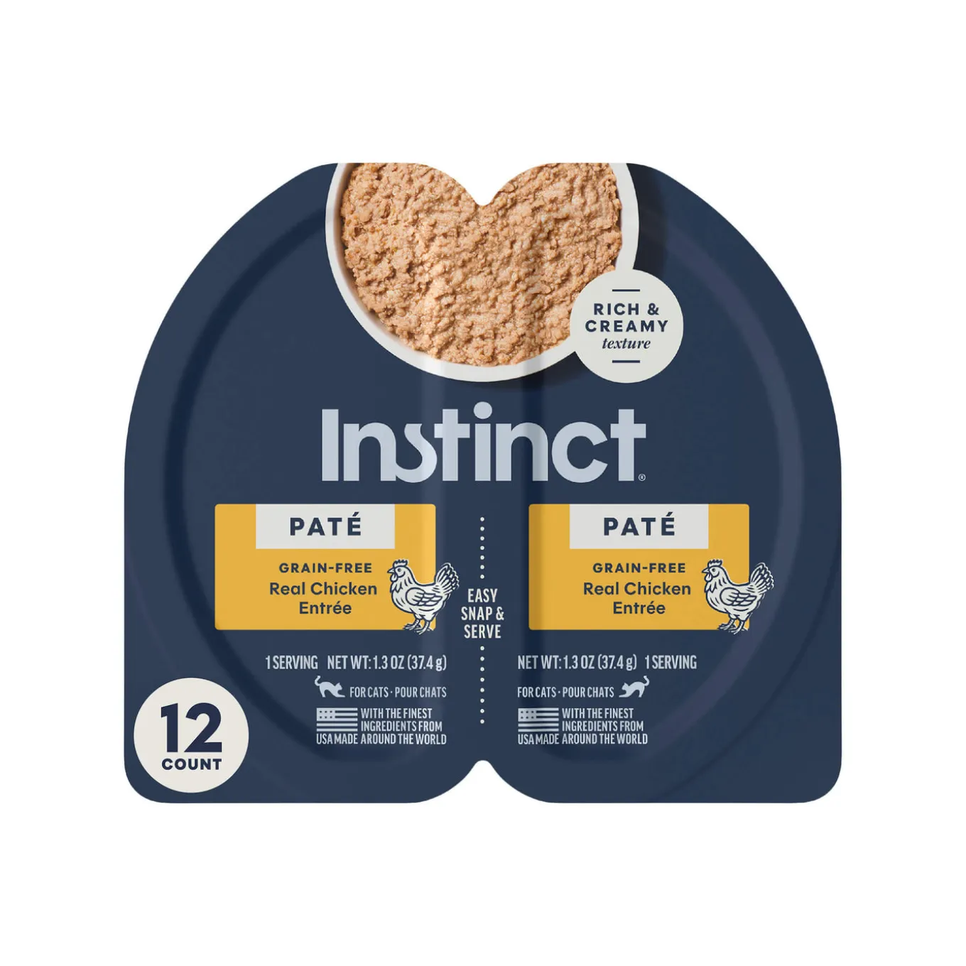 Instinct Split Cup Grain Free Wet Cat Food