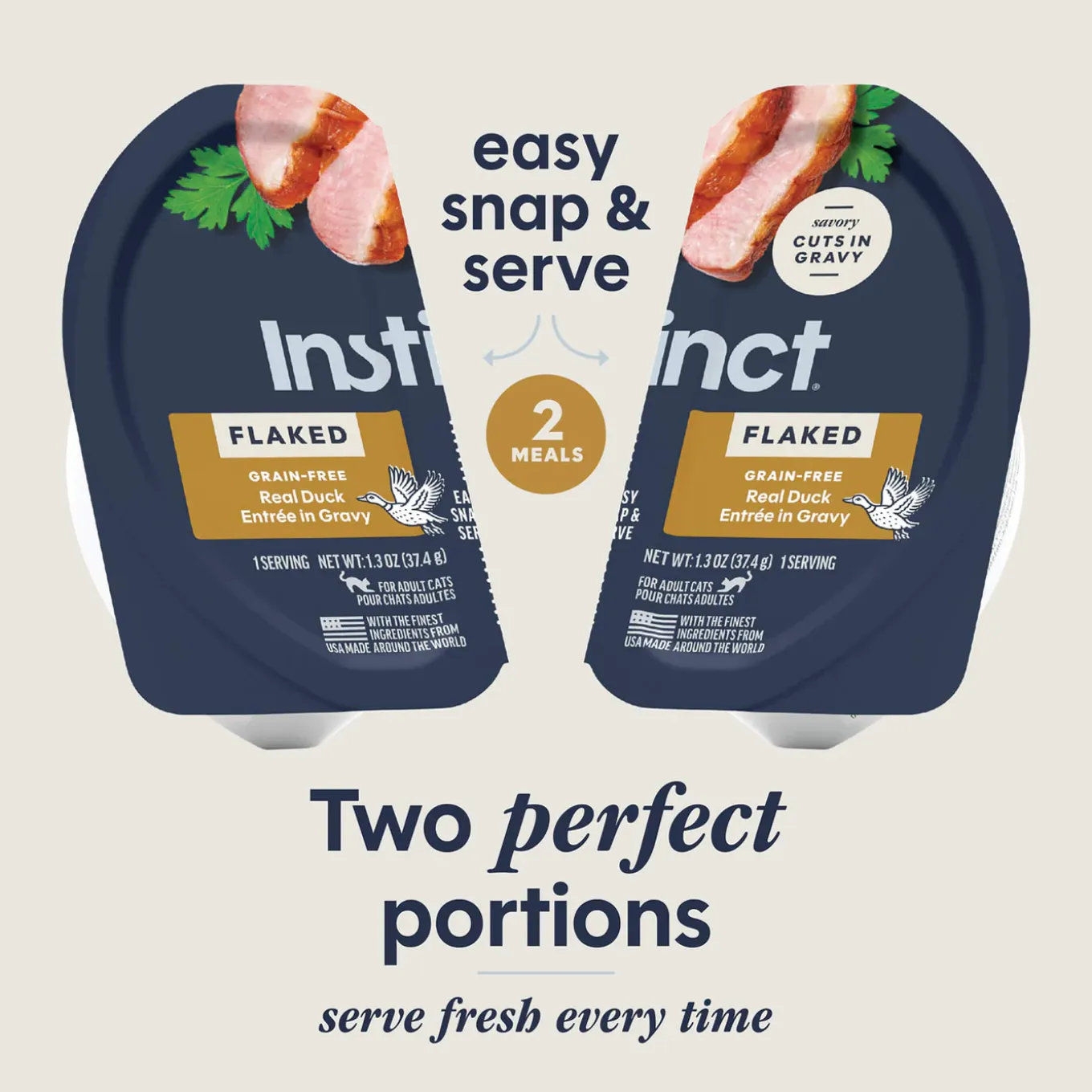 Instinct Split Cup Grain Free Wet Cat Food