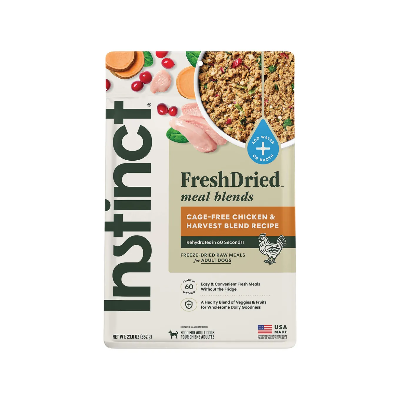 Instinct FreshDried Meal Blends Freeze Dried Raw Dog Food