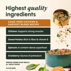 Instinct FreshDried Meal Blends Freeze Dried Raw Dog Food