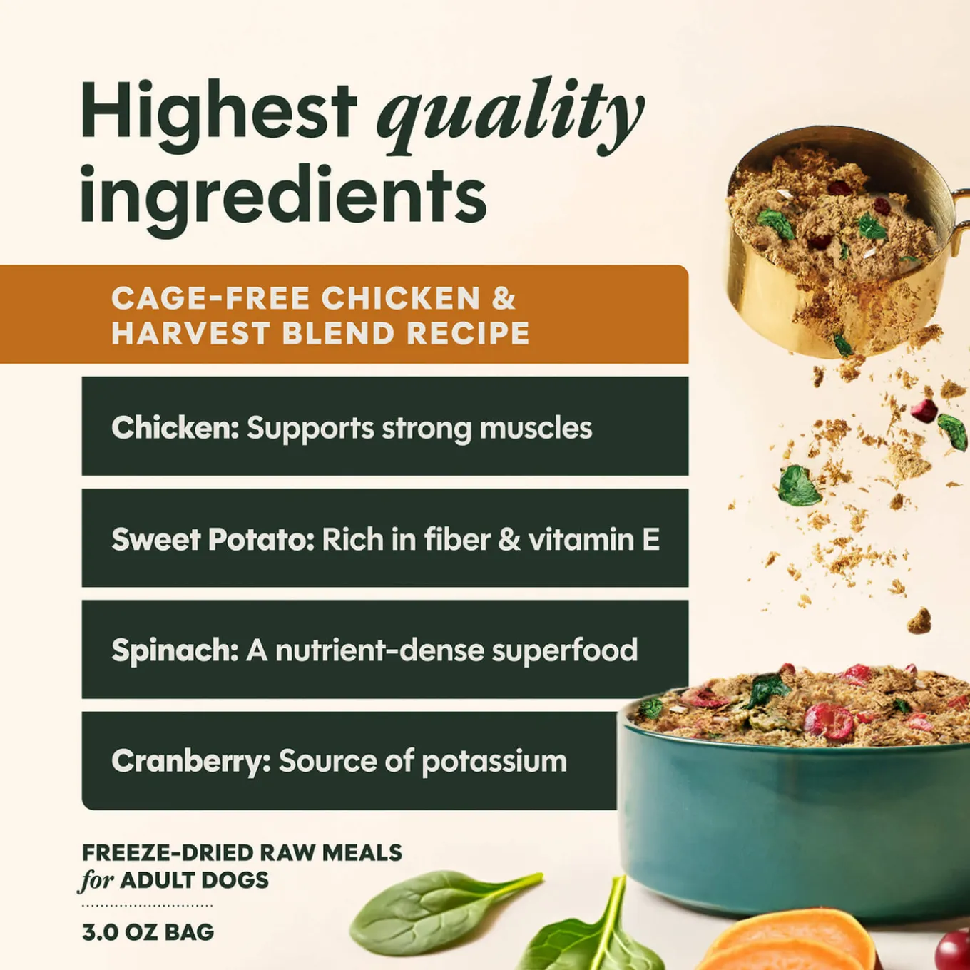 Instinct FreshDried Meal Blends Freeze Dried Raw Dog Food