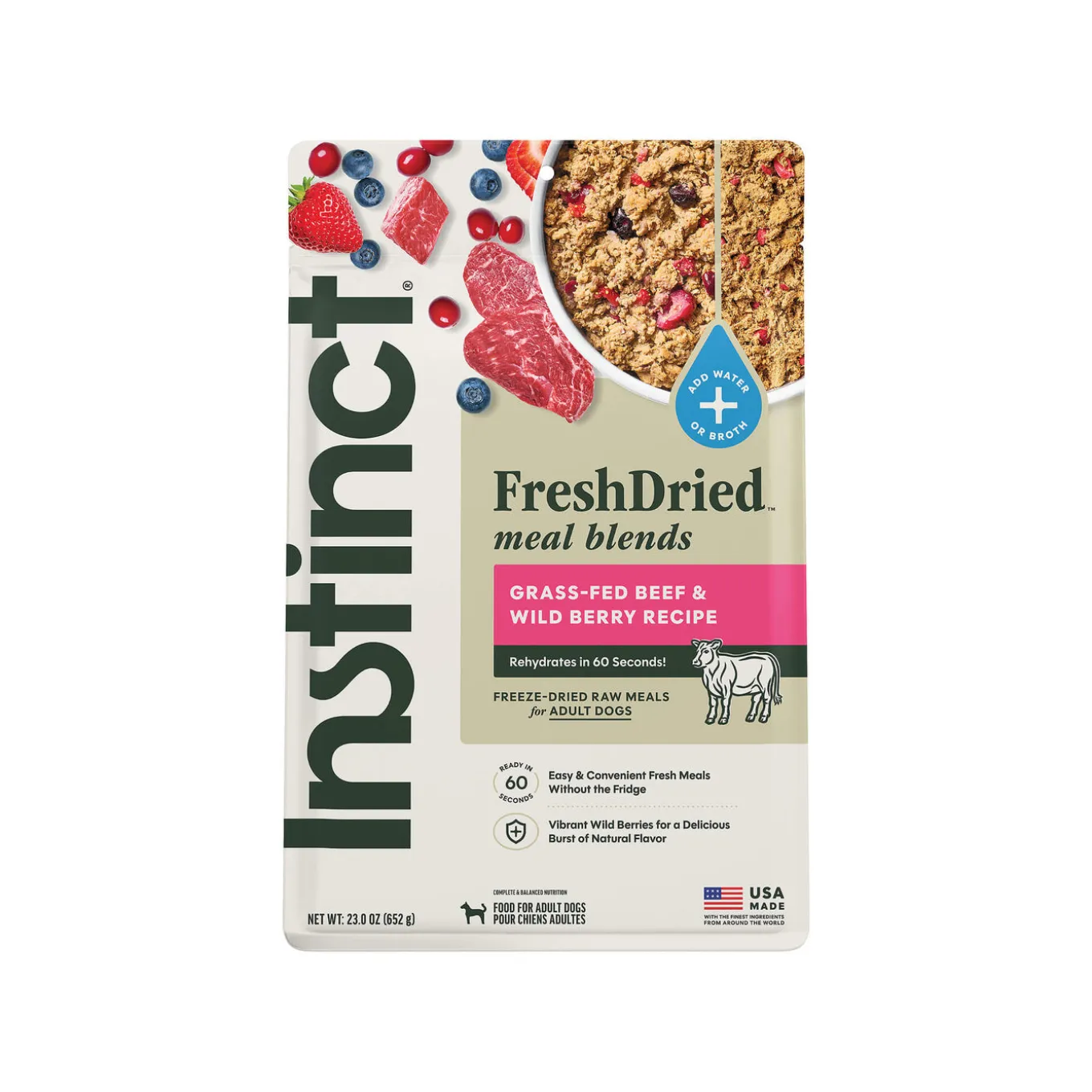 Instinct FreshDried Meal Blends Freeze Dried Raw Dog Food