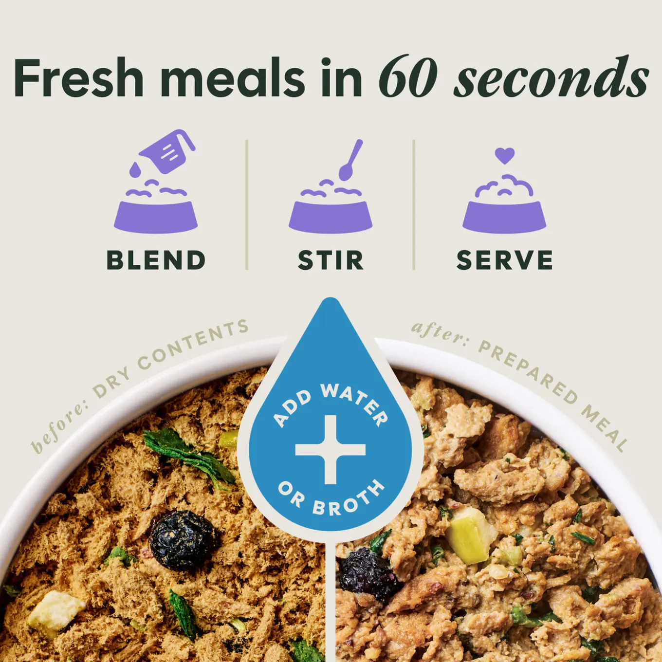 Instinct FreshDried Meal Blends Freeze Dried Raw Dog Food