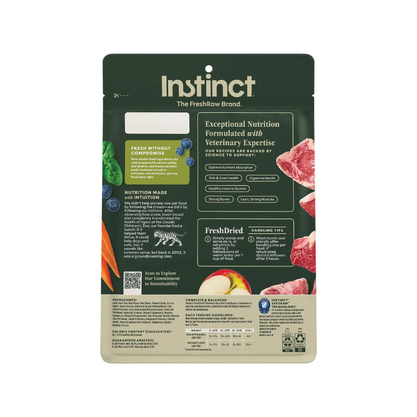 Instinct FreshDried Raw Meals Freeze Dried Dog Food