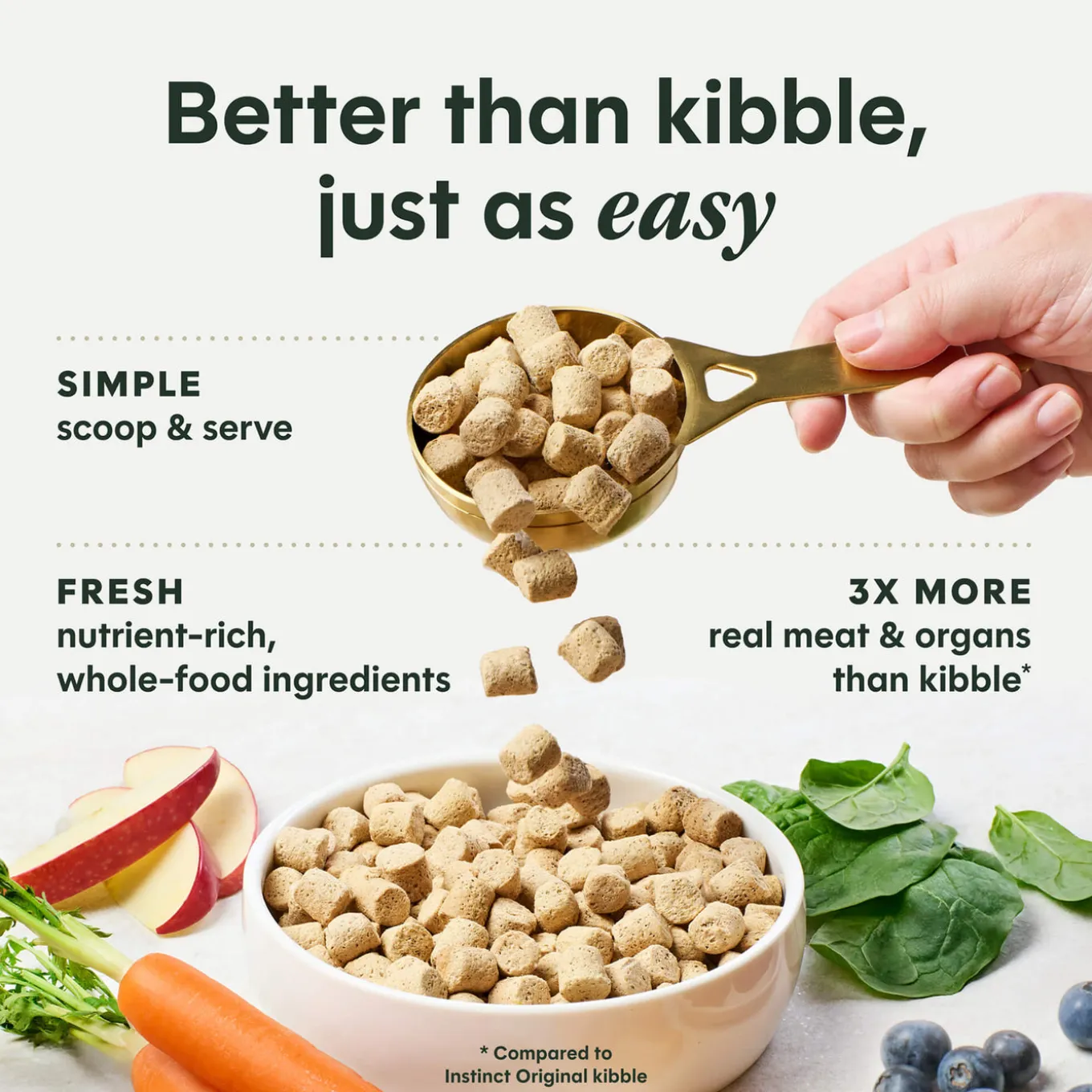 Instinct FreshDried Raw Meals Freeze Dried Dog Food