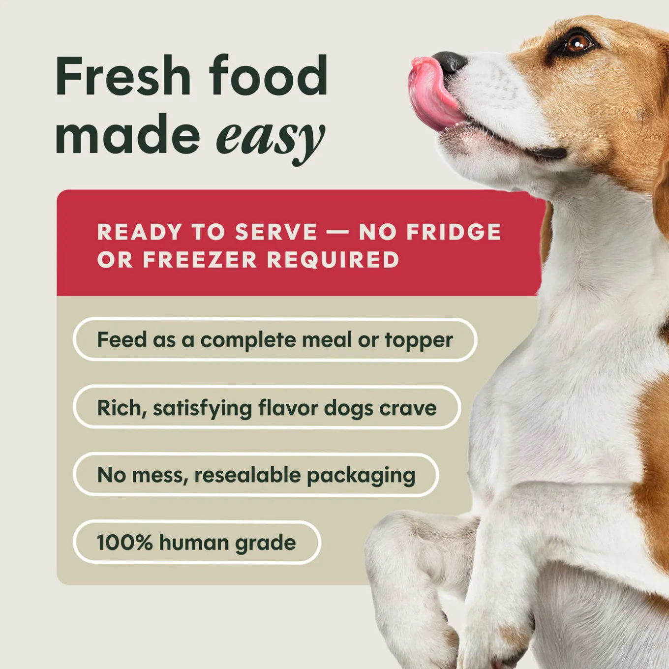 Instinct Freshly Crafted Human Grade Meals for Dogs