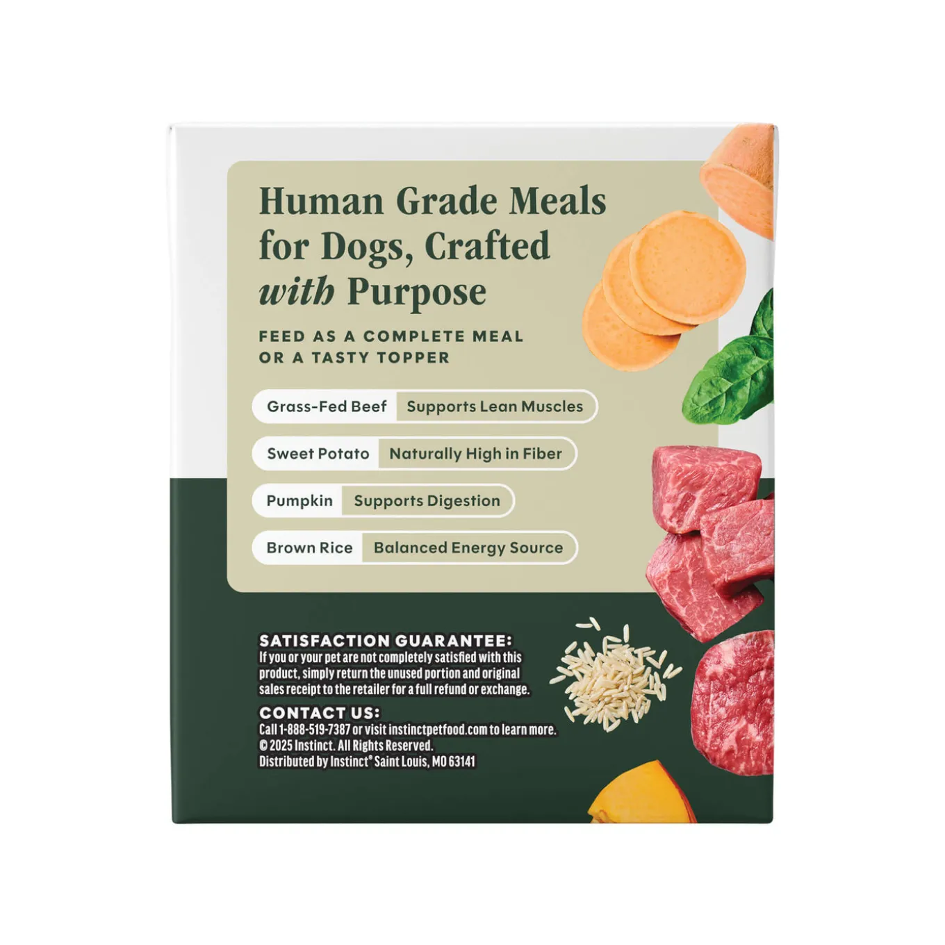 Instinct Freshly Crafted Human Grade Meals for Dogs