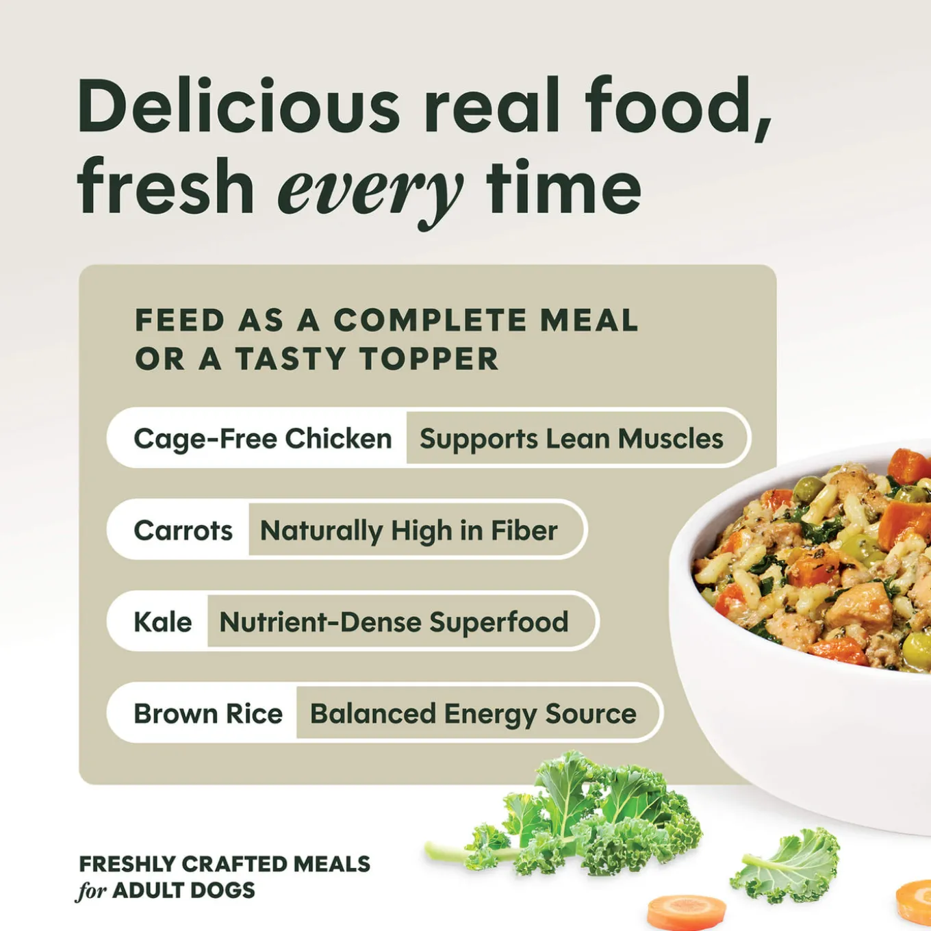 Instinct Freshly Crafted Human Grade Meals for Dogs