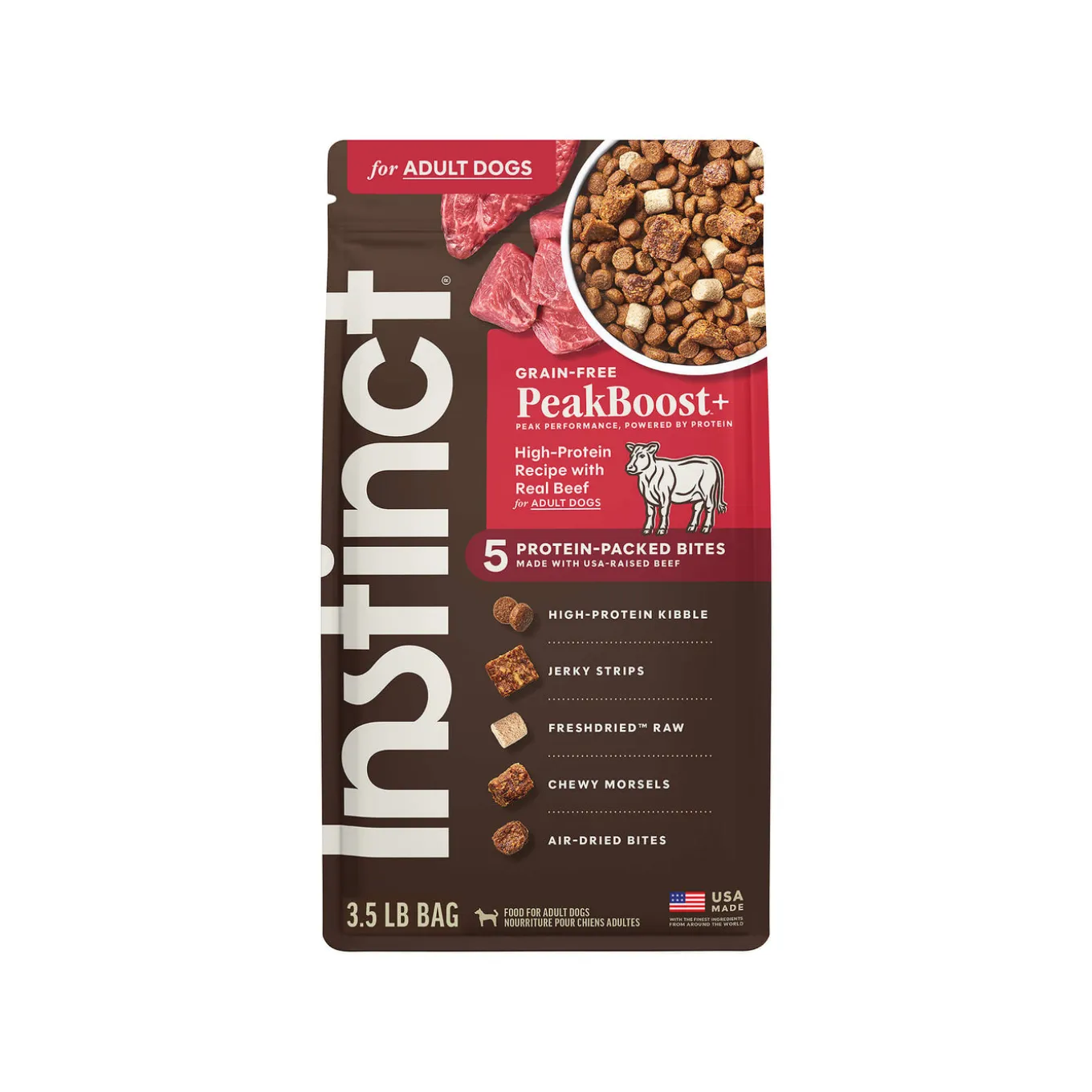 Instinct PeakBoost High Protein Grain Free Dry Dog Food