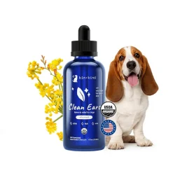 Kin + Kind Organic Ear Cleaner for Dogs