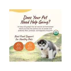 Kin + Kind Organic Healthy Poops Supplement for Cats & Dogs