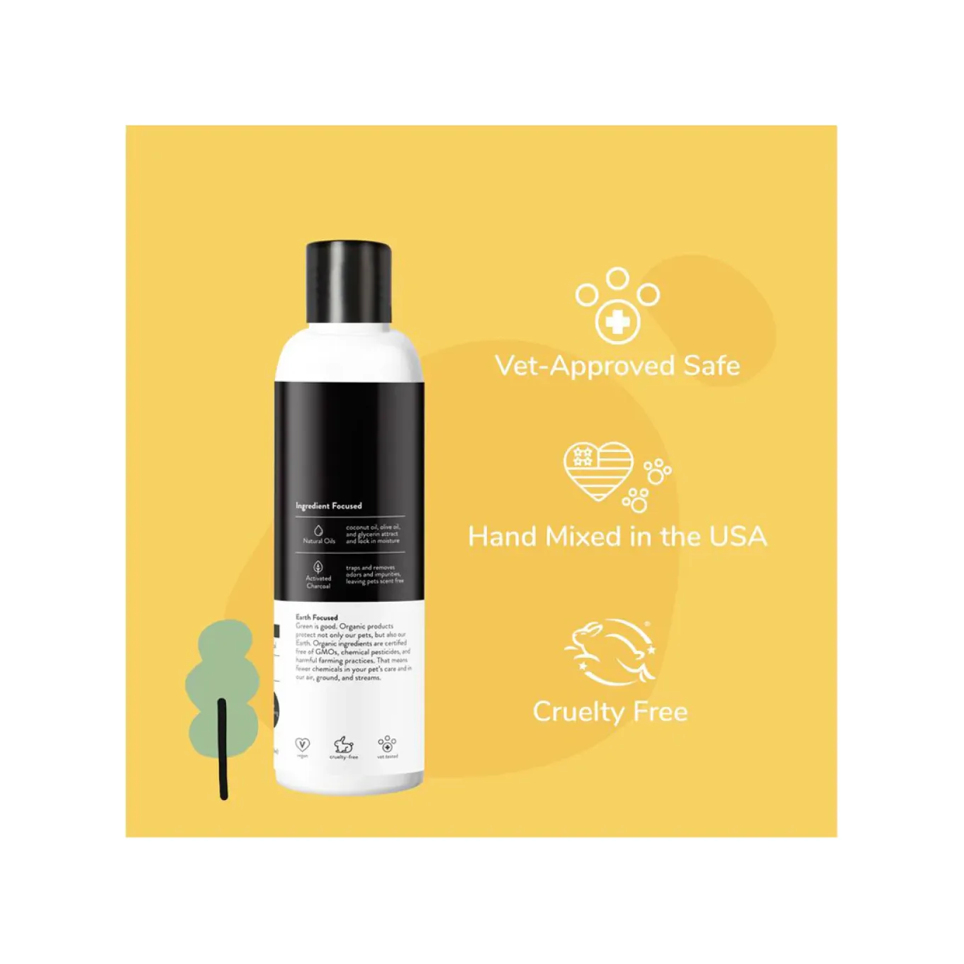 Kin + Kind Skunk Odor Eliminator Shampoo for Dogs