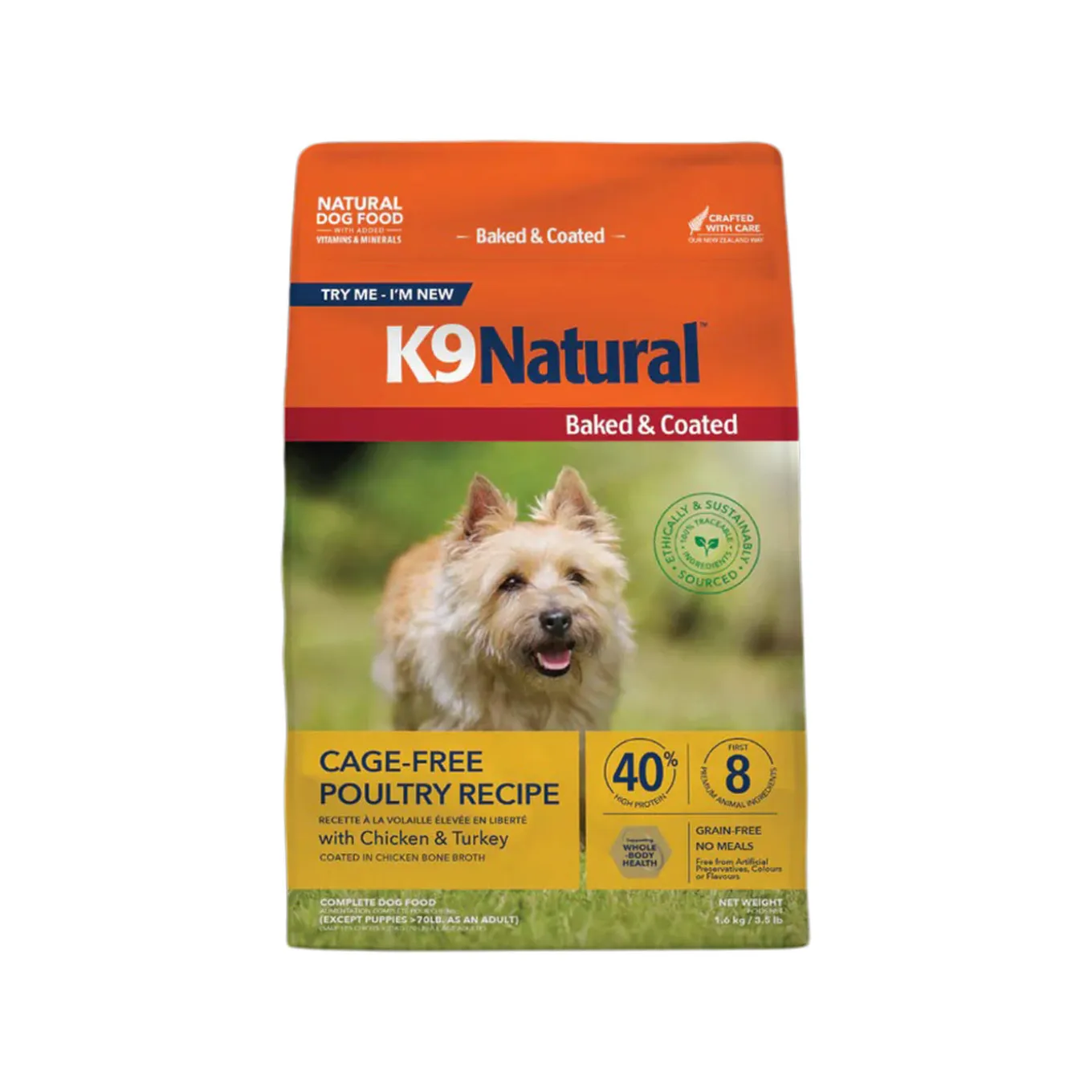 K9 Natural Baked & Coated Grain-Free Dog Food
