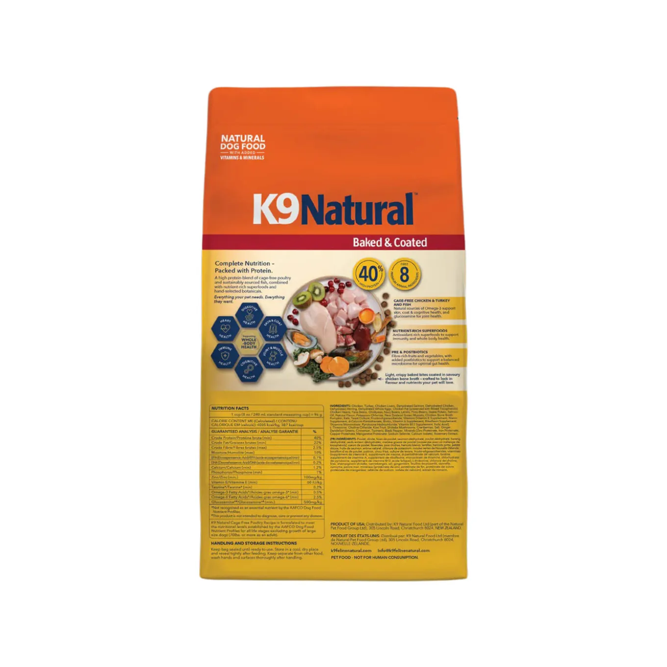 K9 Natural Baked & Coated Grain-Free Dog Food
