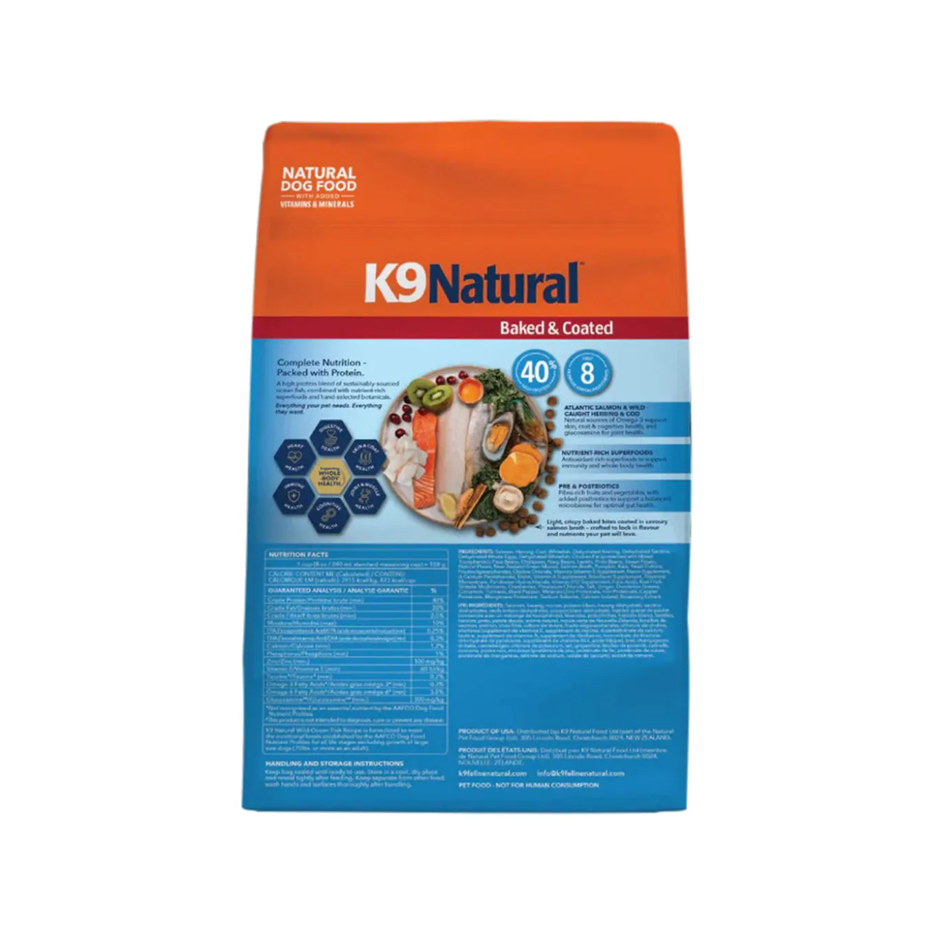 K9 Natural Baked & Coated Grain-Free Dog Food