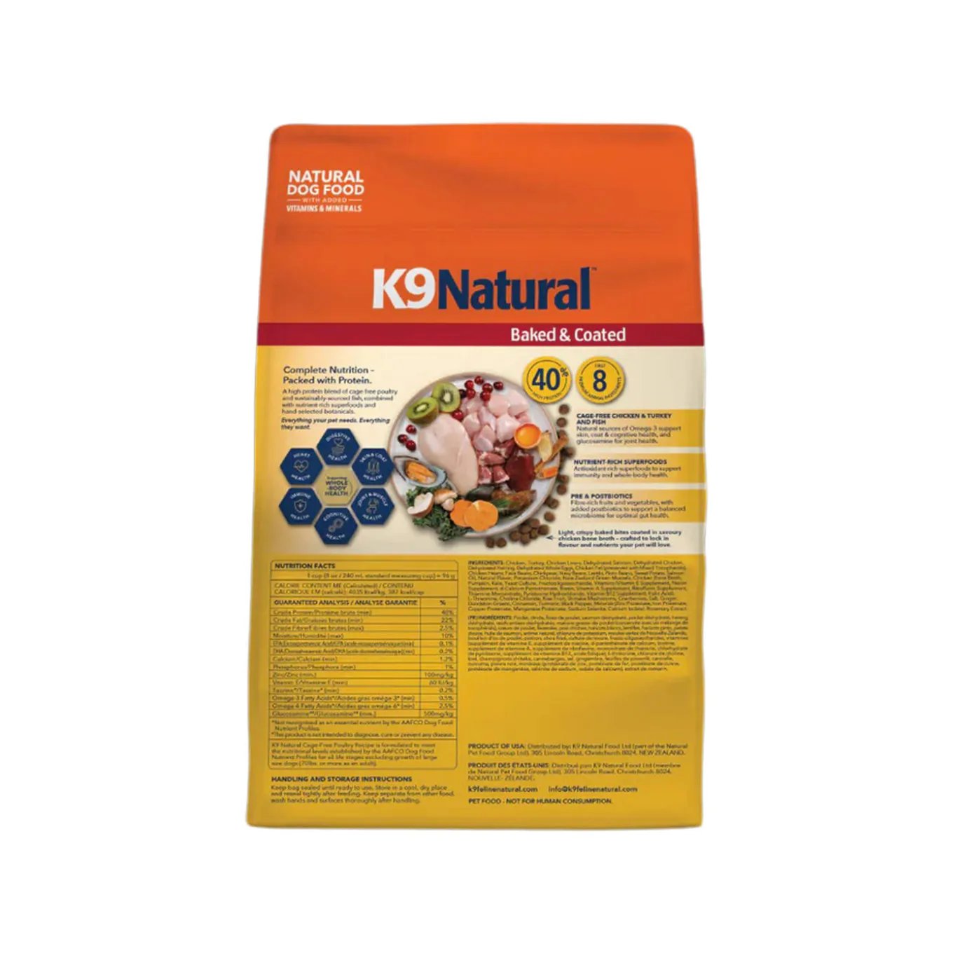 K9 Natural Baked & Coated Grain-Free Dog Food