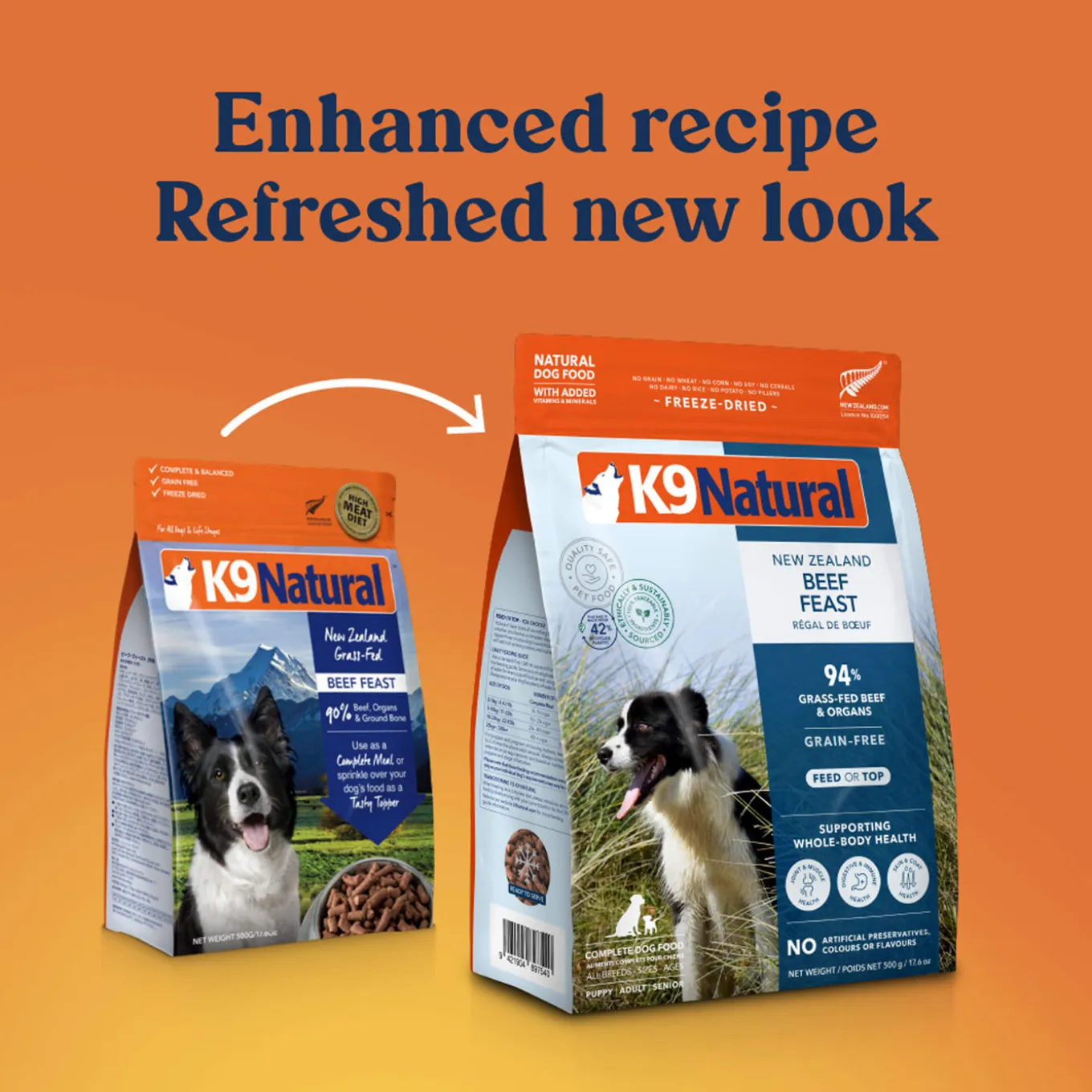 K9 Natural Freeze Dried Dog Food Toppers