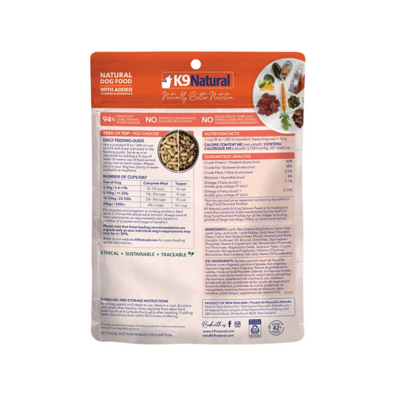 K9 Natural Freeze Dried Dog Food Toppers