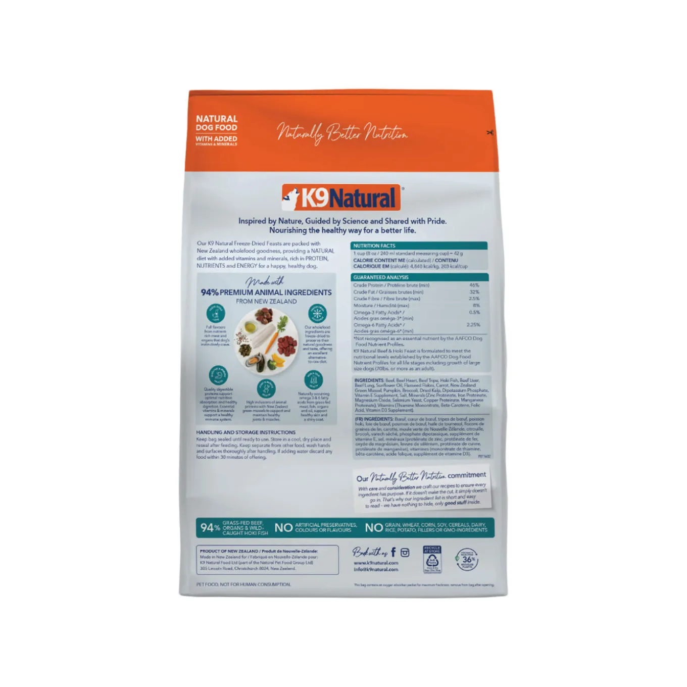 K9 Natural Freeze-Dried Dog Food