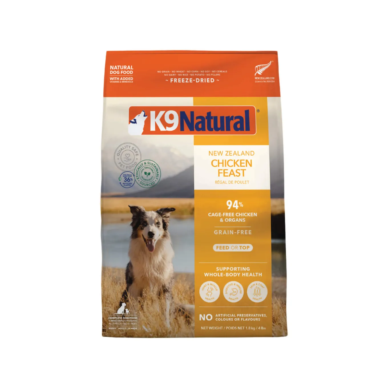 K9 Natural Freeze-Dried Dog Food